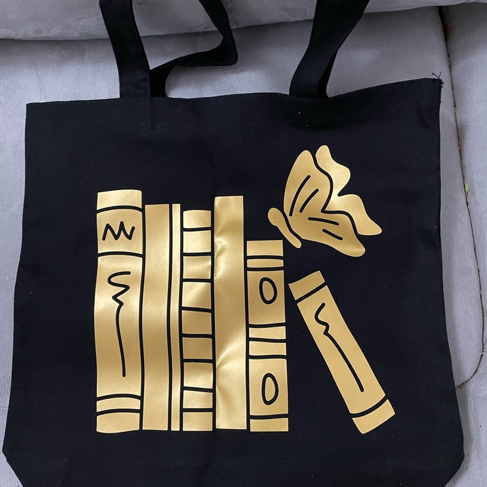 New tote bag!  Great for books or anything!
